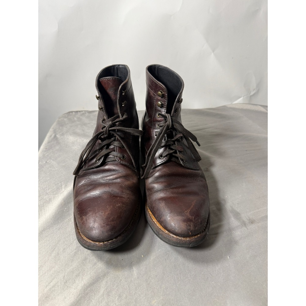 Thursday Boot Co President Brown Leather Lace Up Boots Mens 9.5 17355 10258